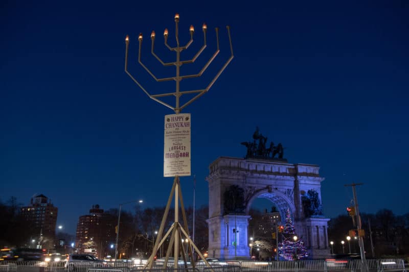 Grand Army Plaza Menorah