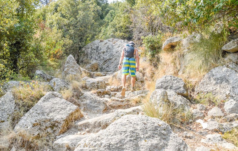 Path of the Gods trail rocks