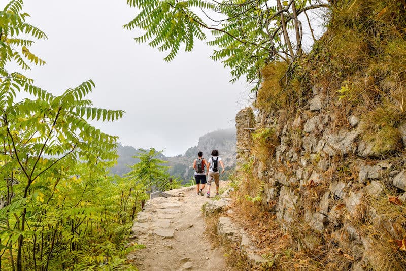 Path of the Gods hike landscape