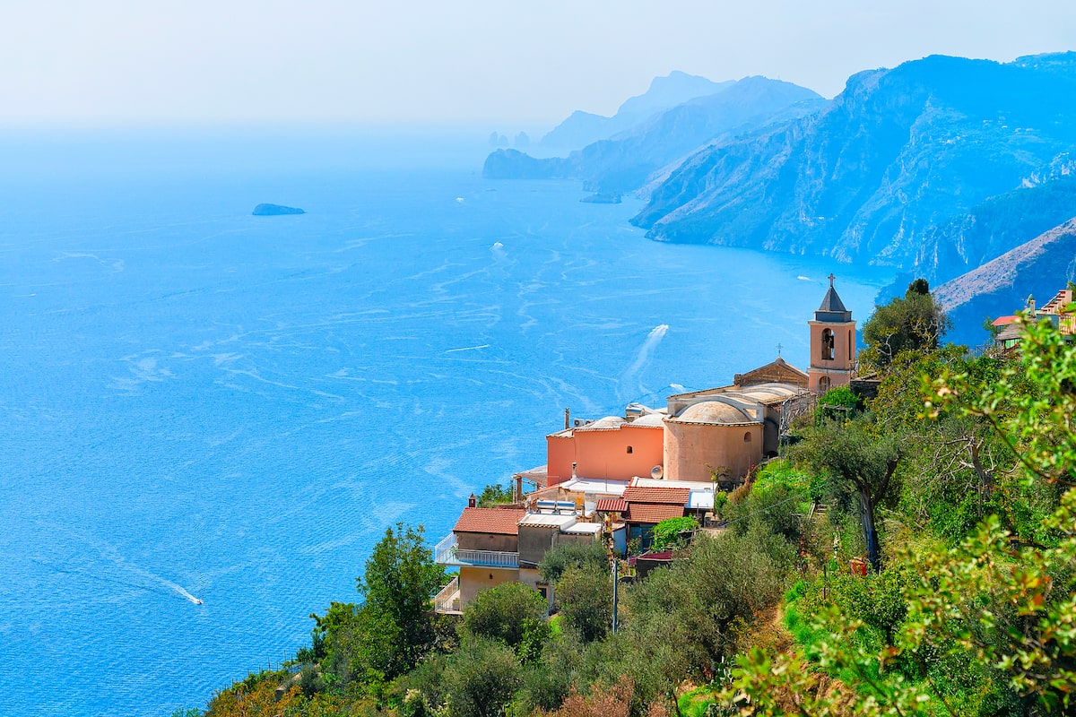 Path of the Gods hike in Italy